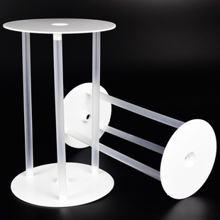 双层蛋糕打桩支架悬浮垫片生日甜筒神器吸管立体许愿树钉4寸6寸