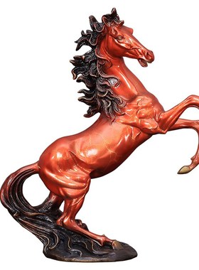十二生肖马摆件大号纯铜办公室桌面家居装饰唐马乔迁开业工艺礼品