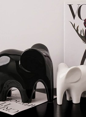 简约大气大象酒柜装饰品摆件电视柜客厅玄关家居饰品乔迁新居礼品