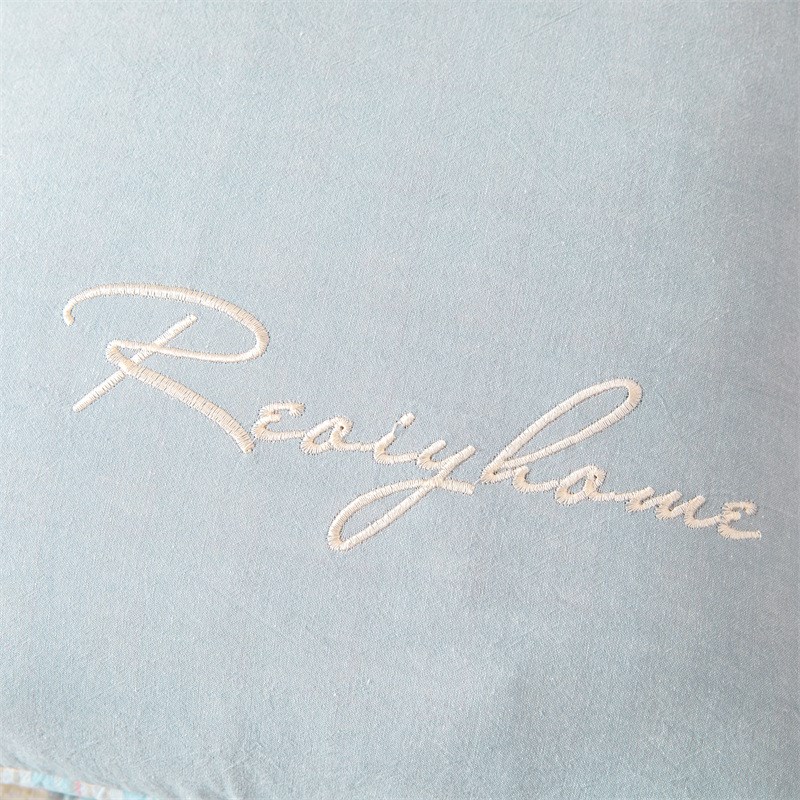 2024春夏新款全棉纯棉简约水洗口袋抱枕被简约格子多功能午睡被子