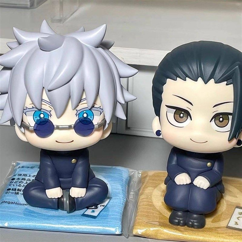 咒术回战手办坐姿五条悟夏油杰动漫模型公仔桌面机箱摆件男生礼物