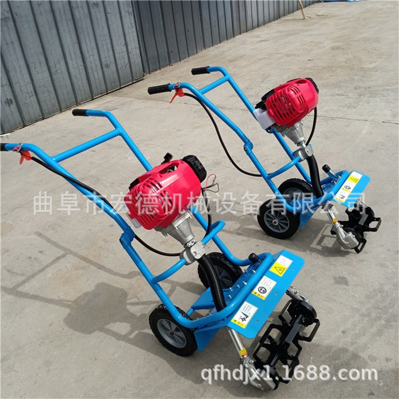 农用微型汽油旋耕松土机 菜园除草机 小型手推式旋耕除草机