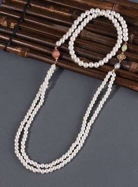 工厂项链御姐风豪华多层仿珍珠项链新中式汉服日常佩戴男女