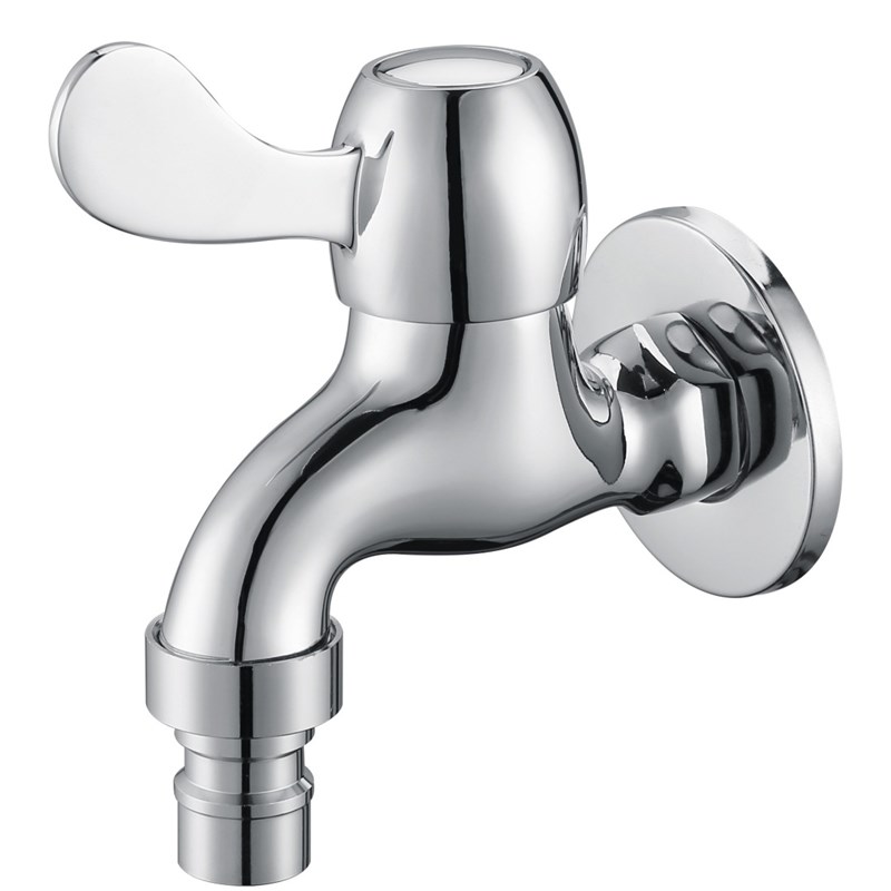 广东全铜水咀洗衣机水龙头单冷4分快开加长拖把池水嘴接头家用