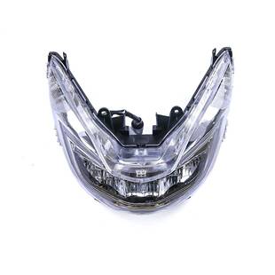 适用2014-2017 HONDA本田PCX150 125改装件LED+塑料 车前大灯总成