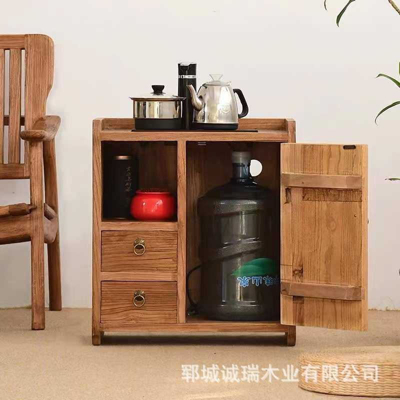 办公实木茶水柜老榆木茶水台客厅移动餐边柜新中式可移动茶壶边柜,模玩/动漫/周边/娃圈三坑/桌游,模型制作工具/辅料耗材,淘宝优惠券,粉丝福利购,淘宝优惠卷