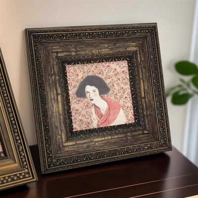 【淘欧洲】惠斯勒笔触中古天隆z实木油画框摆台相框展览装裱定制