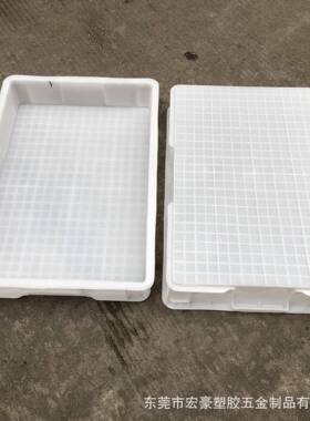 加厚白色5#方盘620*420*95mm工业物料整理方盆食品托盘pp塑料方盘
