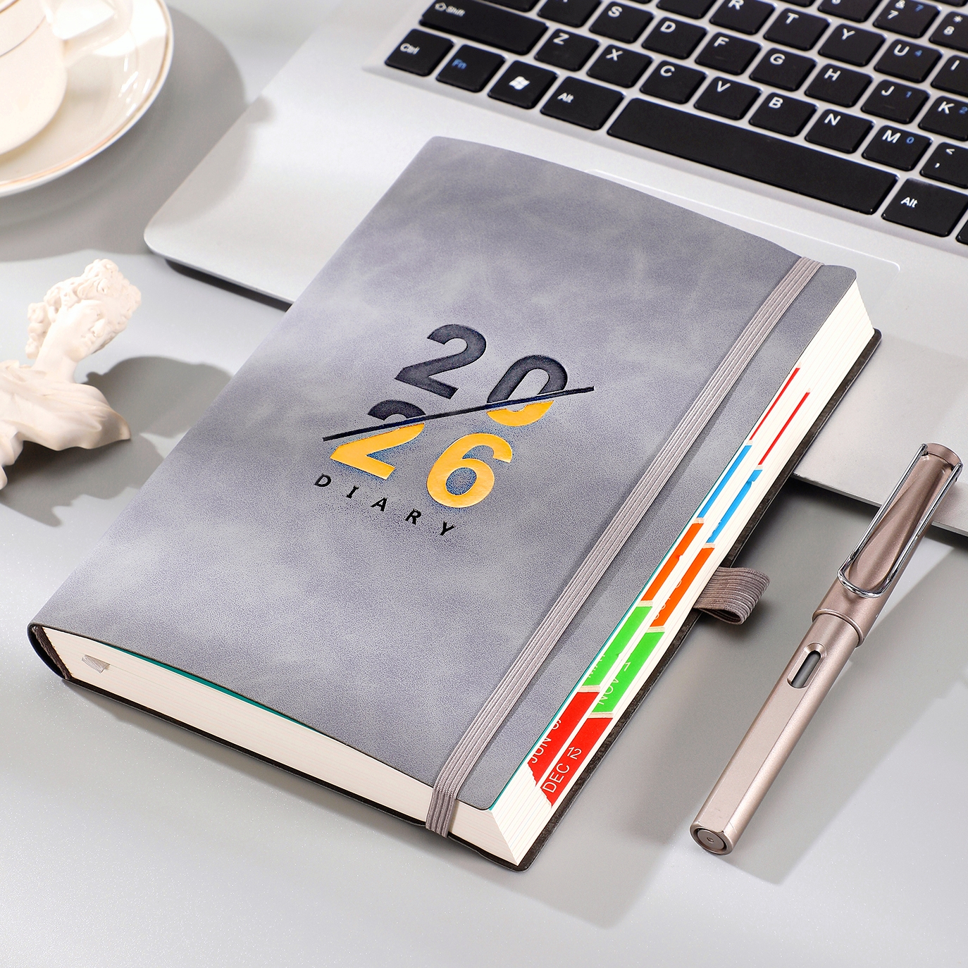 2026年日程本新款计划表365天每日时间管理效率手册大学生日历自律打卡本高颜值记事本文艺精致手账笔记本子