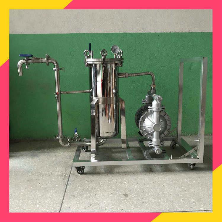 过滤有机硅防水剂中的微粒杂质 防水剂灌装过滤桶 防水剂过滤器