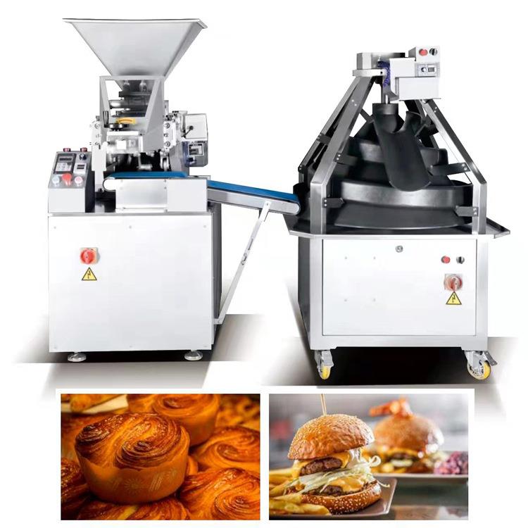 直销连续面团分块滚圆机 15-500克面团自动分割滚圆 馒头面包搓圆