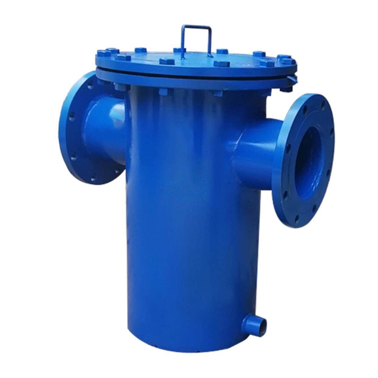 提篮蓝式过滤器快开式立式直通式除污器 天燃气过滤器 毛发聚集器