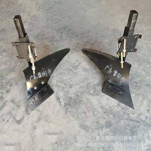 开沟起垄犁头 可安在旋耕机后边的扶垄犁铧 加重型的打埂犁