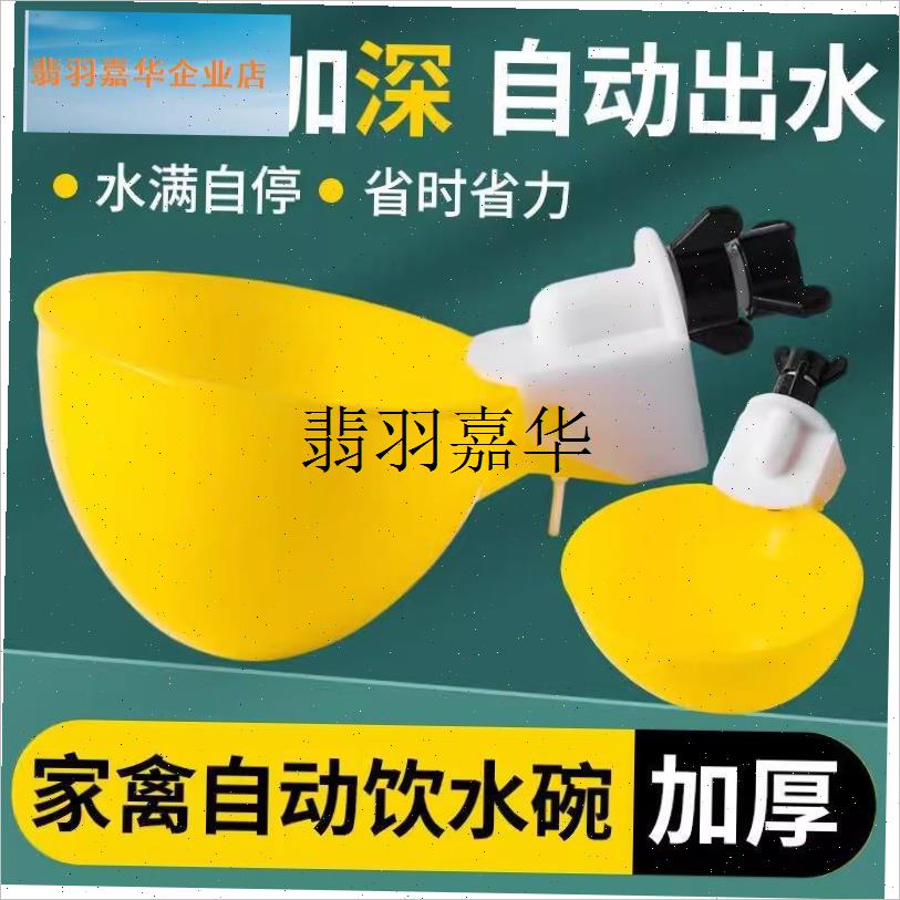家禽自动饮水器全自动家用喂鸡神器鸡鸭鹅鸽P子喂水碗大号水满自,