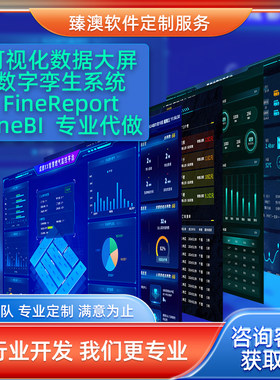 帆软数据可视化大屏开发设计