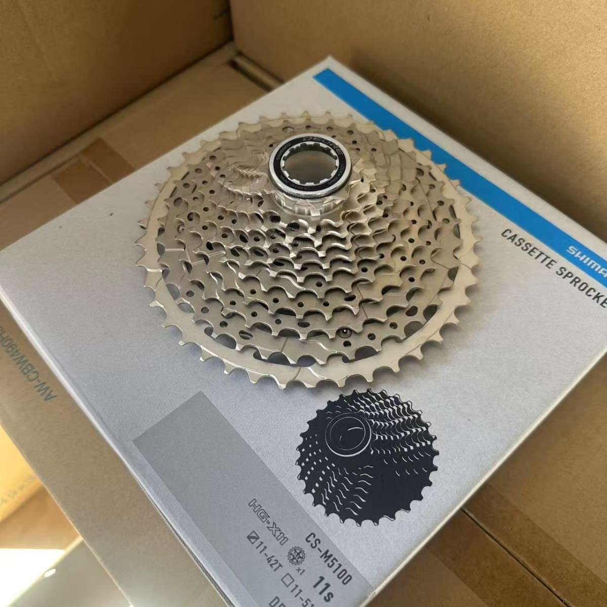 禧玛马诺盒装 DEORE CS-M5100飞轮 11速22速山地车卡式飞轮