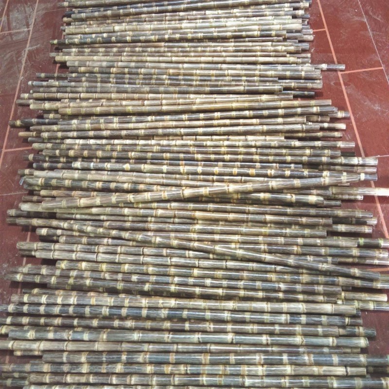 金丝竹稀节e密节纯手工打磨加工一米金丝竹实心竹,标准竹节。