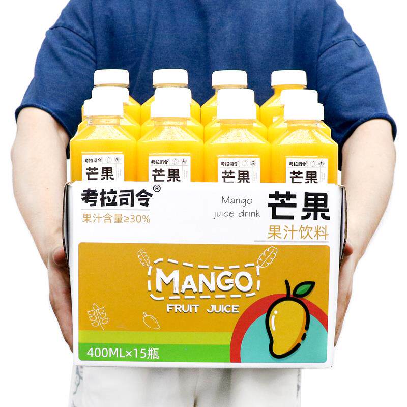 考拉司令芒果果汁饮料400mlx15瓶整箱网红调酒饮品送礼批特价纯图片