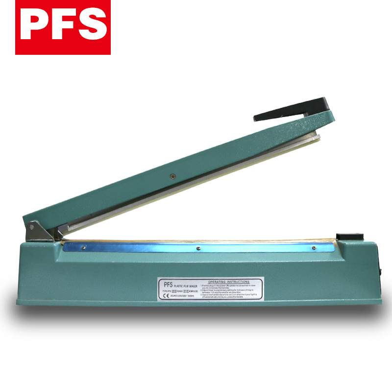 PFS400手压式封口机铁壳铝壳印字塑料铝箔袋封口机小型家用商用型