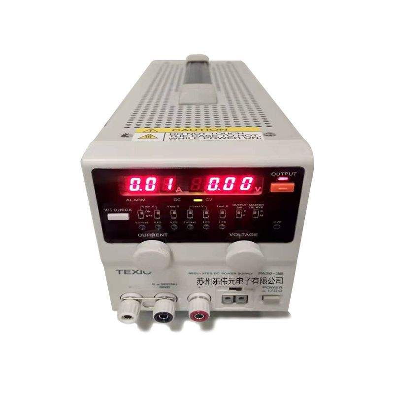 德士TEXIO PA160-0.4B 数据显示小型直流电源