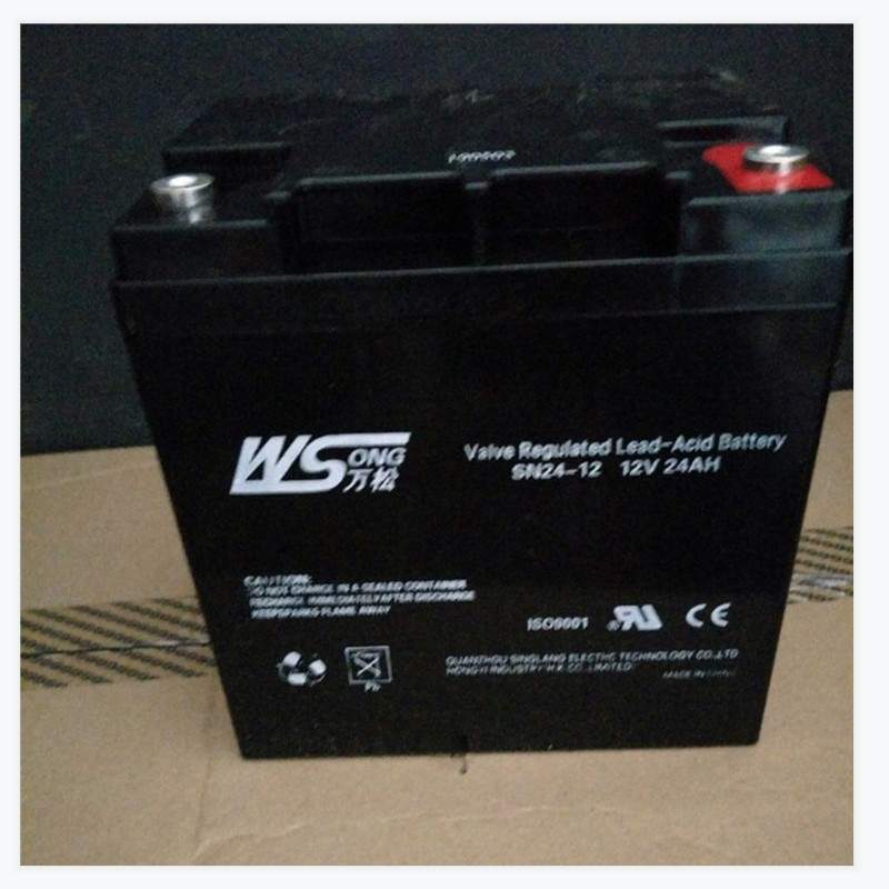 万松蓄电池SN65-12免维护12V65AH太阳能UPS EPS直流屏储能型电源
