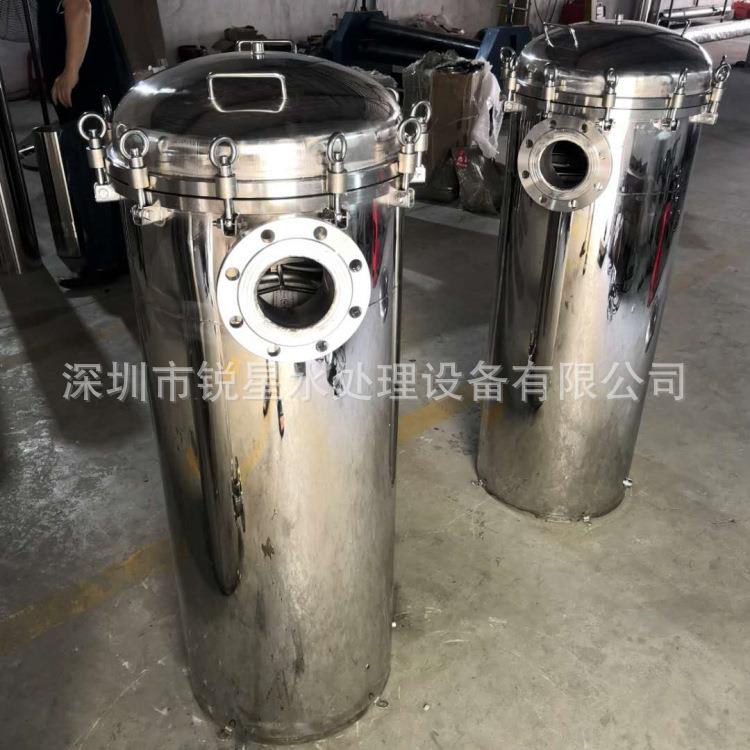 304不锈钢3袋袋式过滤器油过滤水过滤颗粒物漂浮物PP布袋式过滤器