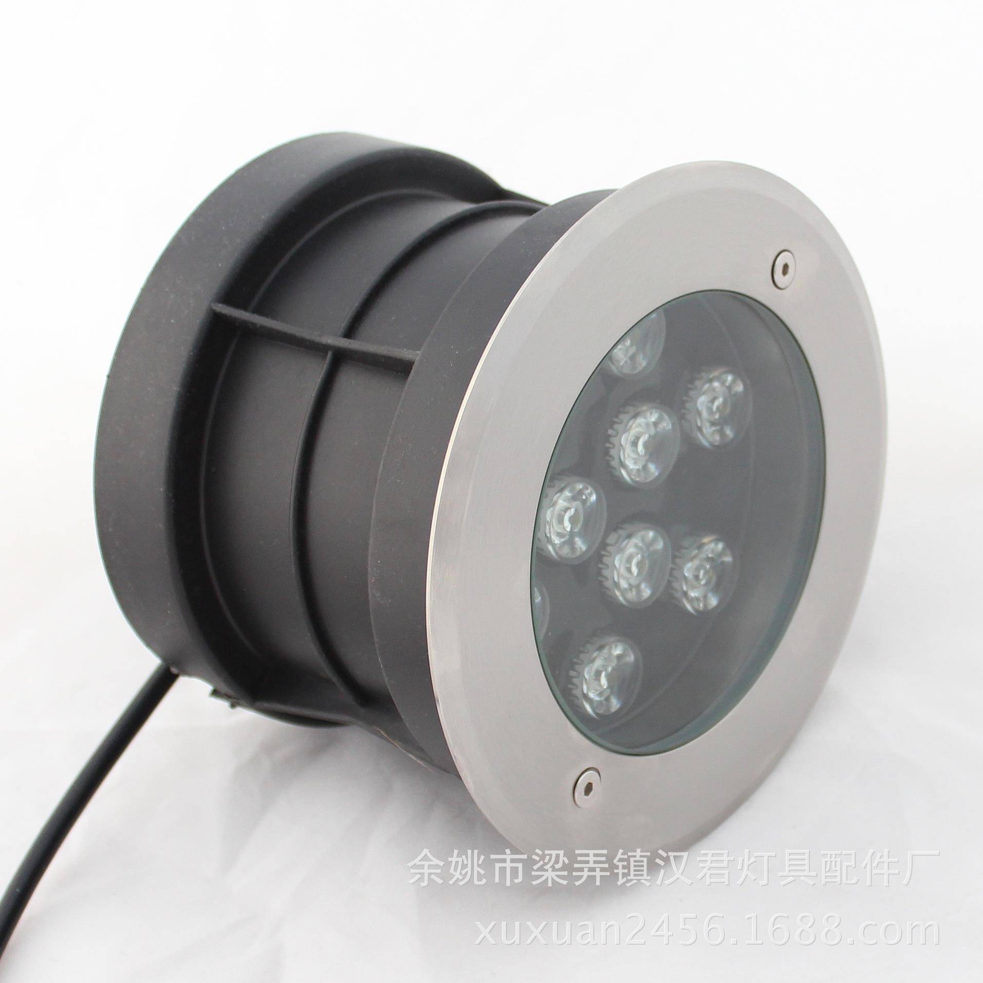 直径168MM9W大功率LED不锈钢水下地埋灯水底灯