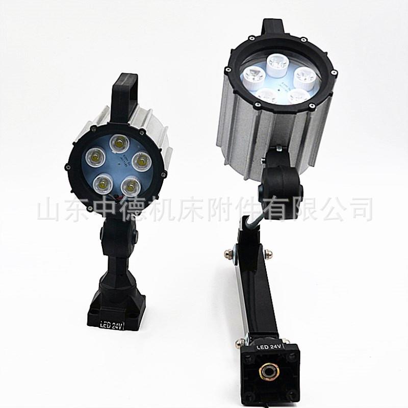 led车床冲床双层软管万向照明灯6w24v光源柔和机械荧光灯220v