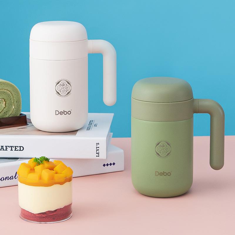 Debo德铂真空手柄保温杯316不锈钢带过滤网泡茶杯460ml保温杯便捷