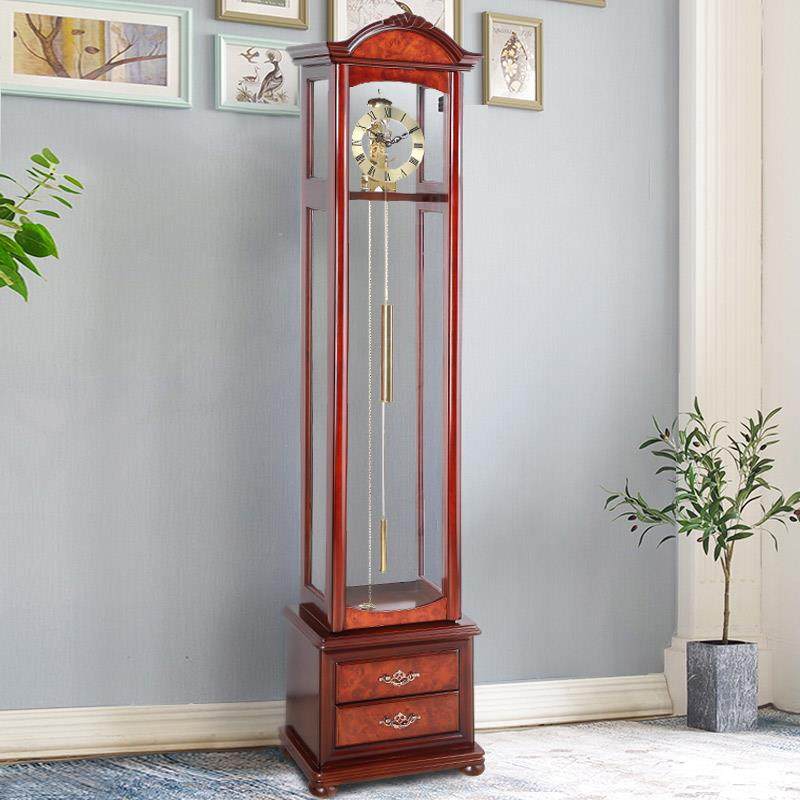 j8座钟机械轻奢新中式复古摆钟简约落地钟实木立钟立式客厅中式g3,农机/农具/农膜,播种栽苗器/地膜机,淘宝优惠券,粉丝福利购,淘宝优惠卷