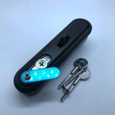 MS892-1A带挂黑色平面锁，电柜门锁，配电柜门锁，网络机箱机柜锁