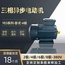 6极卧式 河北电机厂家大量销售YE3 三相异步电机380v矿用电机