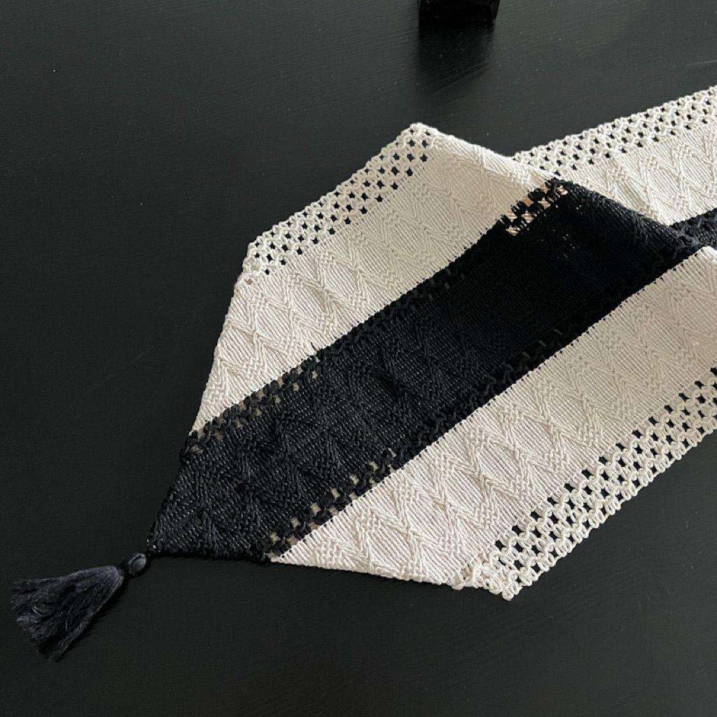 复古拼接编织流苏棉麻桌旗桌布茶艺餐垫桌垫派对拍照背景布