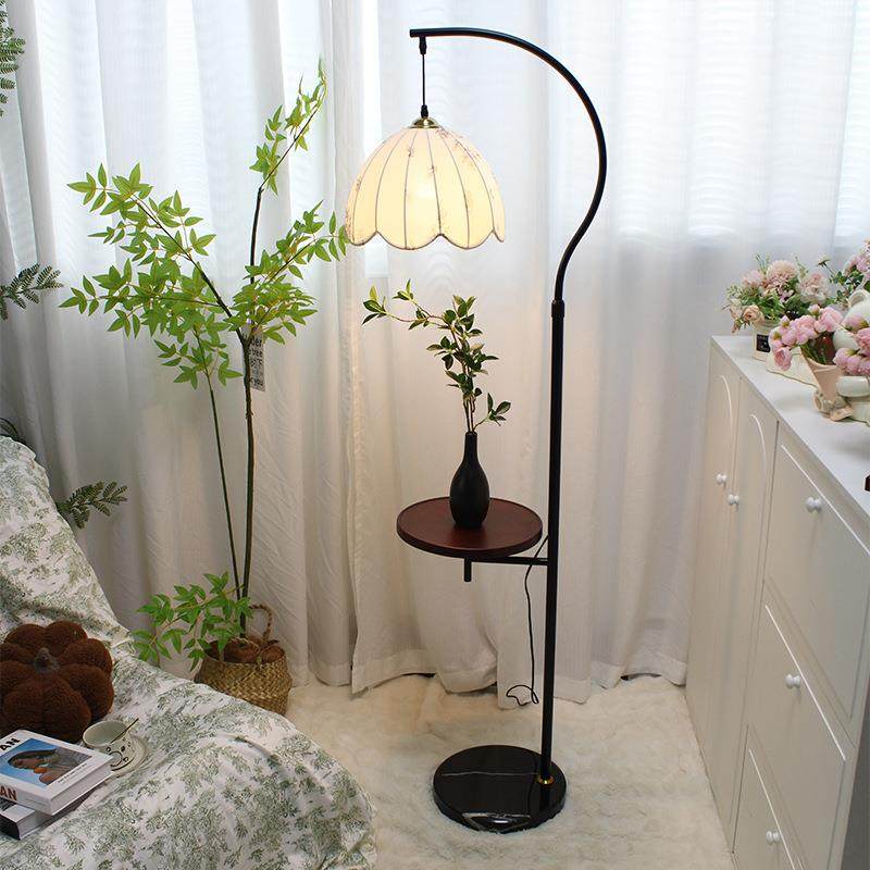 中古风边几落地灯网红沙发茶几一体置物架胡桃色复古客厅立式台灯,农机/农具/农膜,播种栽苗器/地膜机,淘宝优惠券,粉丝福利购,淘宝优惠卷