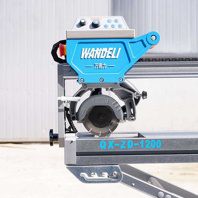 万德力QXZ-1800瓷砖岩板石材切割机45度倒角机大型台式切割机
