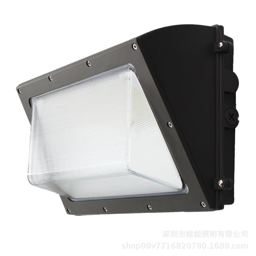 A户外半截光LED壁灯45-180W工厂直销压铸铝外壳玻璃PC透镜170lm/w