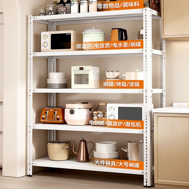 家用货架置物架多层落地阳台储藏室杂物间仓库收纳铁架子展示货柜