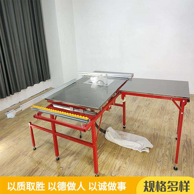 金辉摇臂式箱体推台锯 小型家装推拉锯台 木工锯台斜切45度