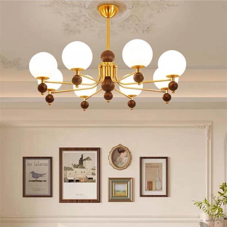 法式中古美式复古卧室餐厅魔豆灯高级感灯具全铜2025新款客厅吊灯,鲜花速递/花卉仿真/绿植园艺,割草机/草坪机,淘宝优惠券,粉丝福利购,淘宝优惠卷