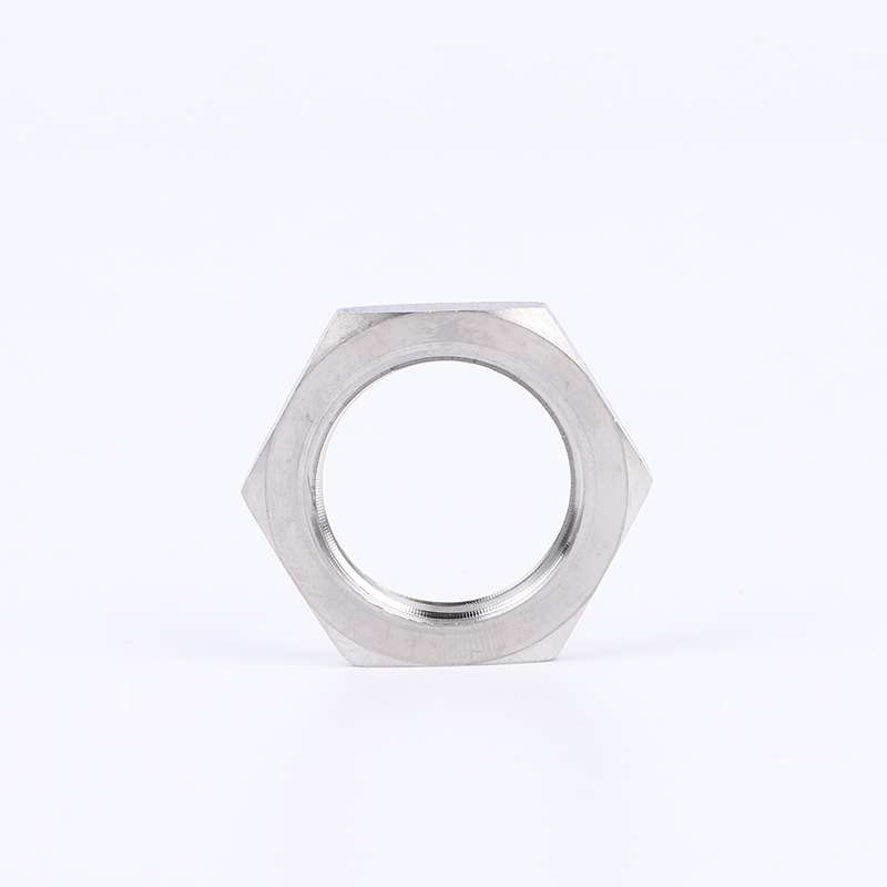 304不锈钢薄螺母现货六角紧锁薄螺帽M8M10M12细牙不锈钢薄螺母