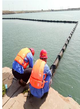 PVC围油栏/ 固体浮子式橡胶围油栏WGJ1000型 围油栏厂家 J（图）