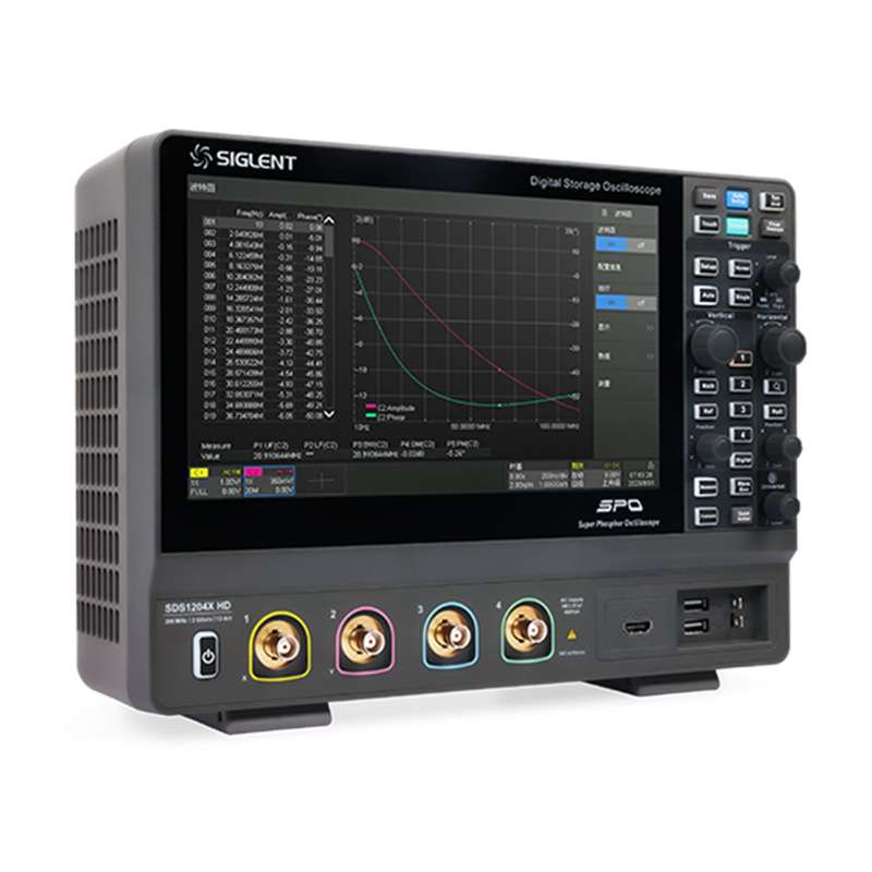鼎阳SIGLENT SDS1202X HD二通道200M数字示波器2G采样率触摸屏