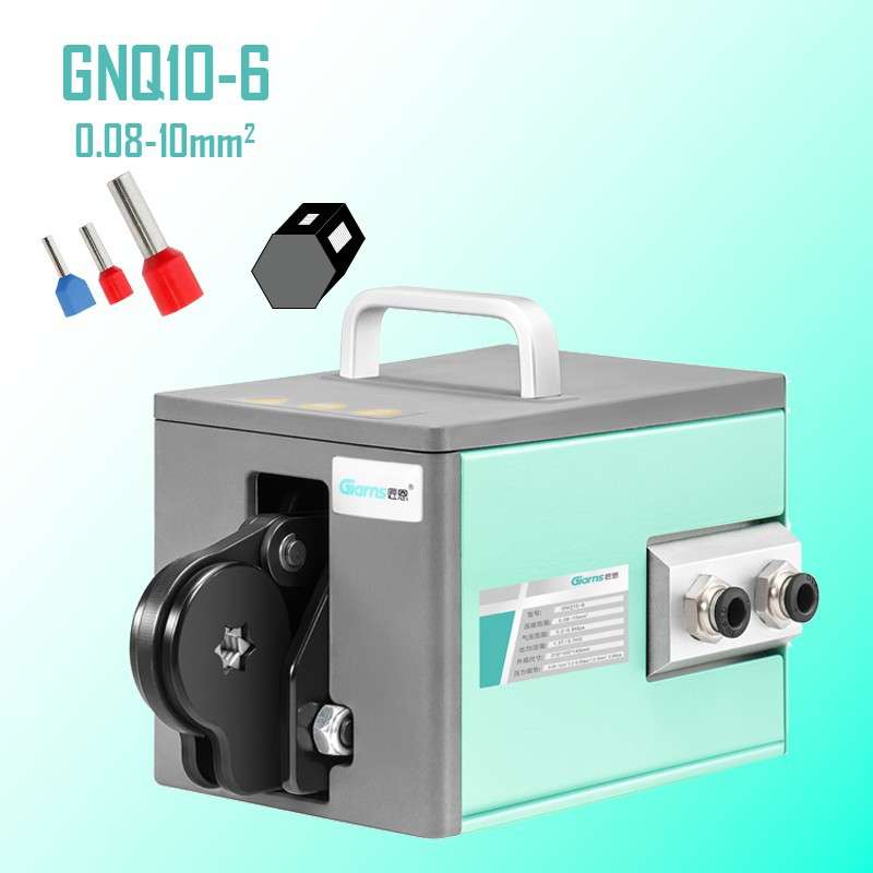 匠恩 GNQ10-6 管型端子六边气动压线钳自动冷压压线机压接工具