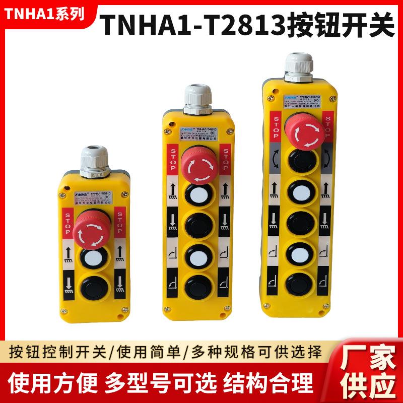 TNHA1-T2813汽车尾板升降按钮开关T3813/T481/4813行车起重手柄
