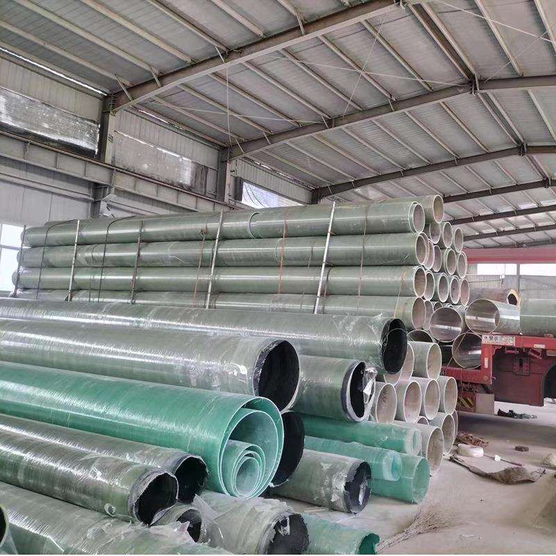 厂家玻璃钢管道市政排水排污地埋管缠绕型玻璃钢夹砂通风管道