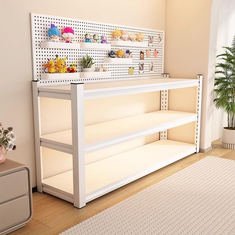 家用置物架落地式多层可移动仓储结实耐用收纳架储物铁艺架子