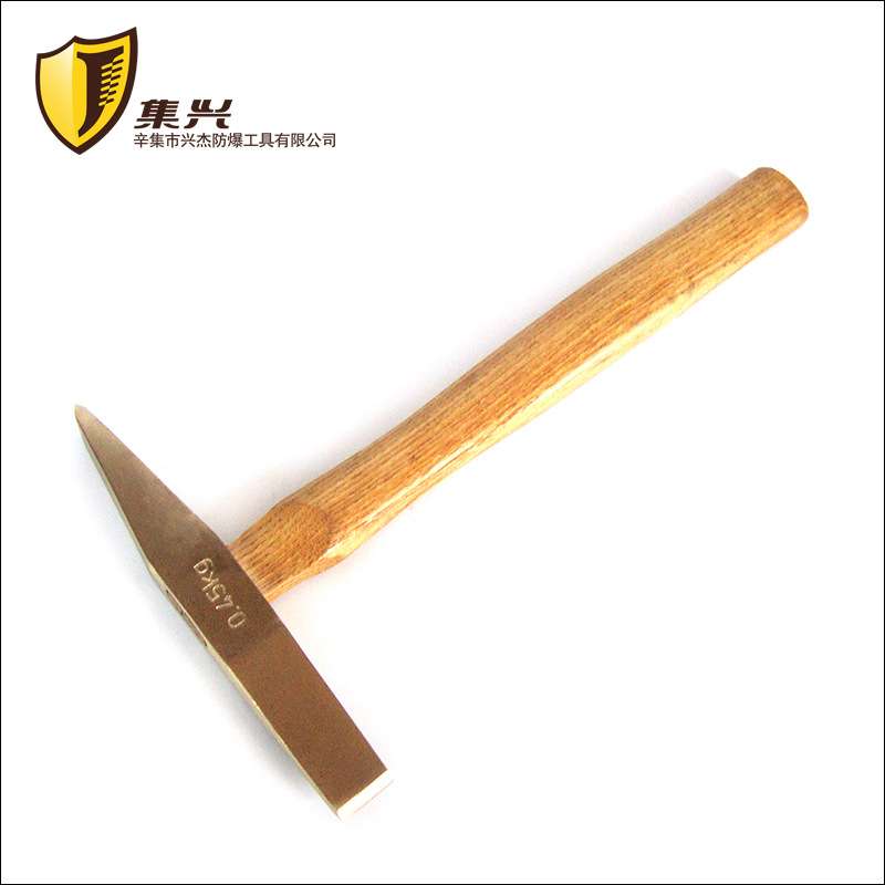 防爆除锈锤木柄/除锈锤/铜锤子/去锈锤/0.5p/0.75p/1p敲锈锤