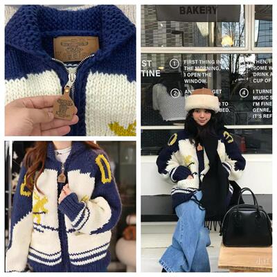 Urbanic30秋冬新款复古滑雪毛衣