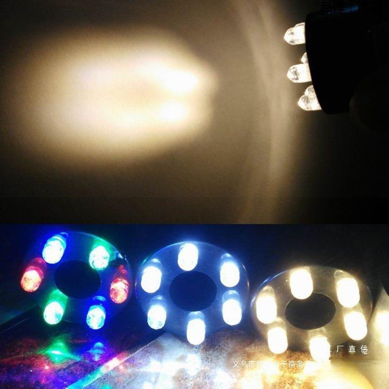 石头喷泉6LED灯 AC12V 彩色灯 假山树脂工艺品流水喷泉灯摆件