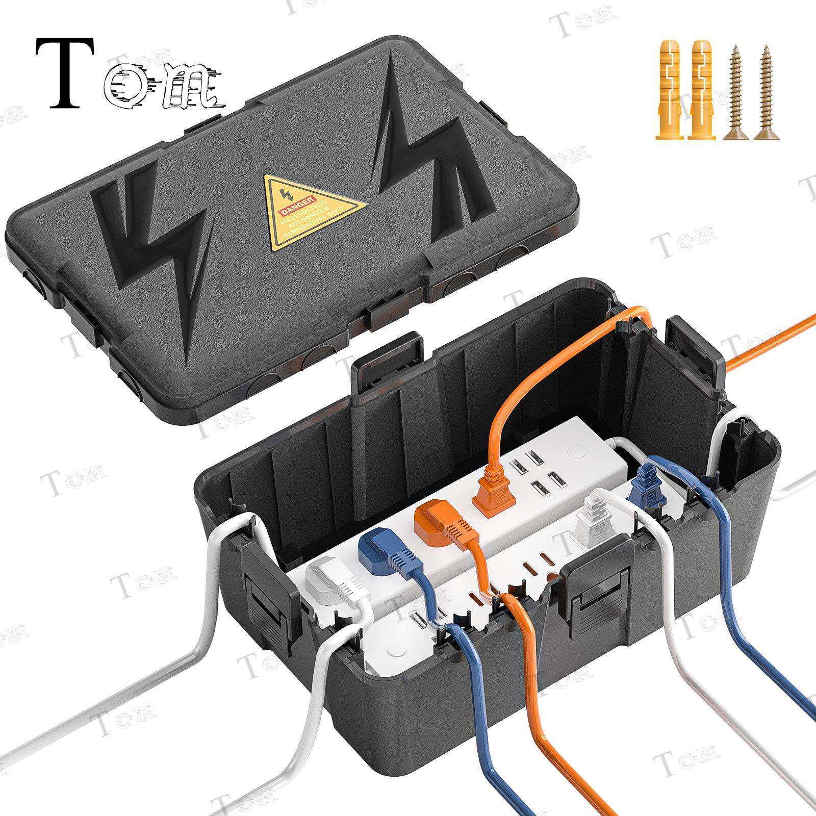 亚马逊热销IP54网络/插电户外防水接线防尘保护盒 IP54 waterproo